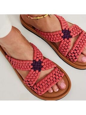 Free People Water Edge Woven Slide Sandals